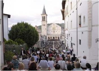 Spoleto ,citt� da festival